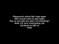 Evanescence - Hello (Lyrics)