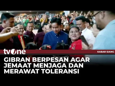 Wapres Gibran Tinjau Perayaan Natal di Surakarta