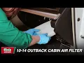How To Change the Cabin Air Filter in a 2010 to 2014 Subaru Outback