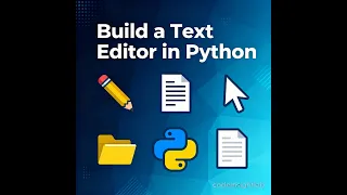 Build a Text Editor in Python Complete GUI App with File Operations