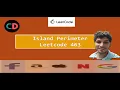 Island Perimeter Leetcode 463 Live coding session