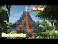 Minecraft Working Volcano Tutorial I BlockyDucky