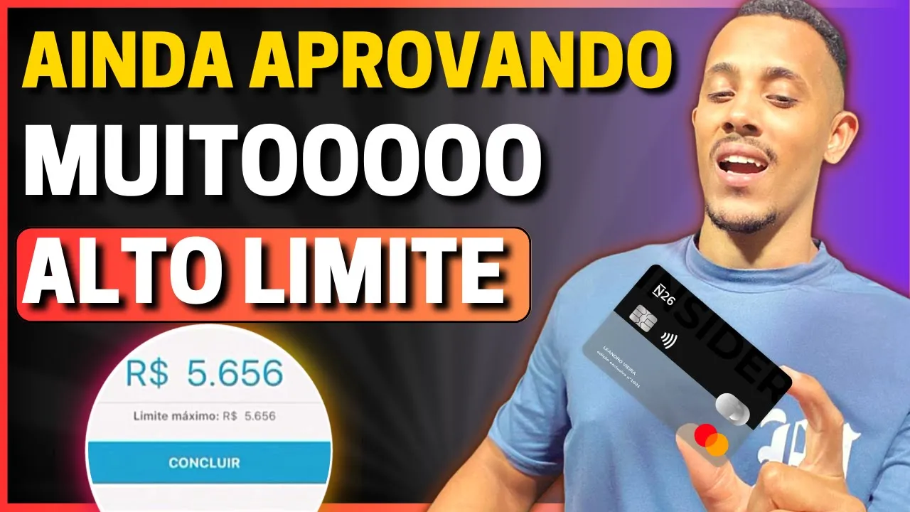 ????【 ATENÇÃO! 】NOVO CARTÃO DE CRÉDITO CONTINUA APROVANDO LIMITE ALTO E SEM ANUIDADE - rei dos cartões