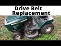 How To Replace The Drive Belt On A Craftsman LT 1000 Riding Mower