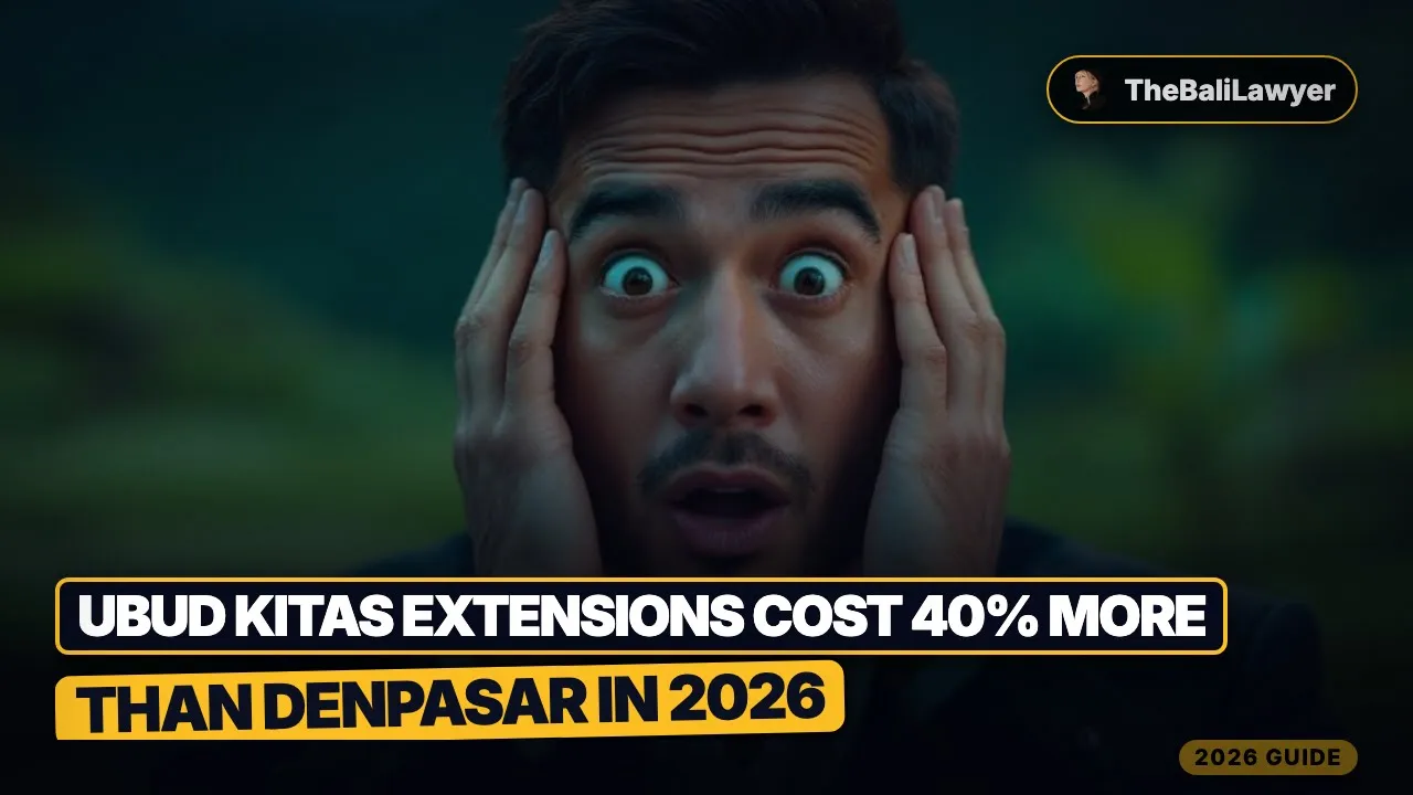 KITAS Extension Cost in Denpasar vs Ubud 2026 (Which Office Is Cheaper?)