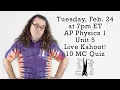 Trailer AP Physics 1 - Unit 5