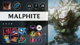 Malphite ARAM - KR Master Patch 25 21