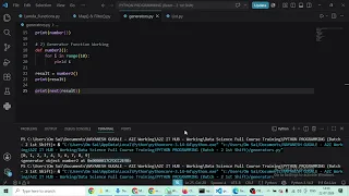 Python Lecture Generators in Python Part - 2 Exception Handling in Python Part