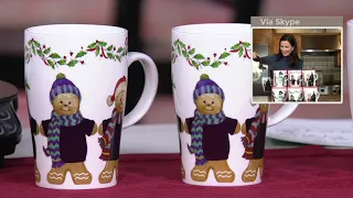 Lenox Set of 2 Holiday Heat-Changing Porcelain Mugs on QVC