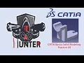 Catia Basic Solid Modelling Practice with Drafting Details - CAD HUNTER