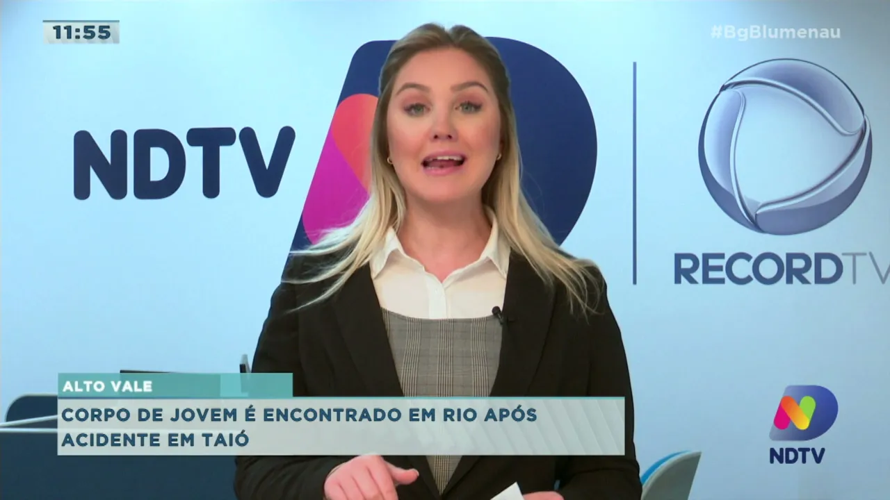 Corpo de jovem é encontrado em rio após acidente no Alto Vale