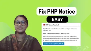 How To Upgrade PHP To Fix PHP Update Required Notice In WordPress