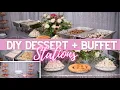DIY DESSERT TABLES BUFFET STATIONS FOR WEDDINGS BABY SHOWERS GRADUATIONS EVENTS