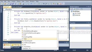 Visual Basic Tutorial 126 More On FileStreams