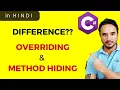 What is difference between Method Overriding and Method Hiding