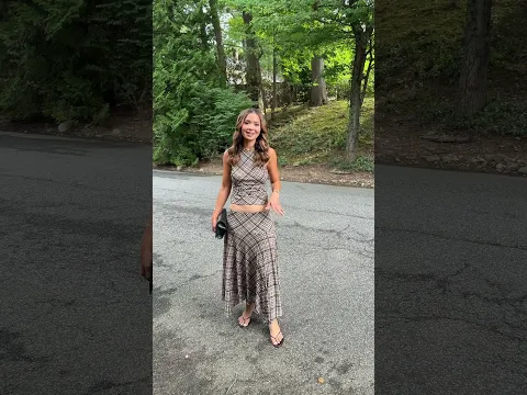 OOTD Plaid Skirt Set