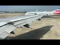 American Airlines Airbus A321-200 Pushback Taxi and Takeoff from Charlotte CLT