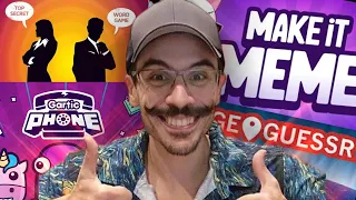 ALL OF THE CLASSICS! | Codenames, Make it Meme, Geoguesser, and Gartic Phone!
