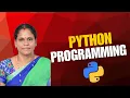 Python Introduction Python Programming SNS Institutions
