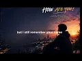 how are you 