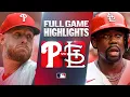 PHILLIES vs CARDINALS Full Game Highlights August 12 2026 MLB Season