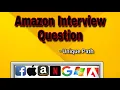 62 Unique paths LeetCode Amazon Interview Question