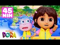 NEW Dora Episodes Marathon! ❤️ 45 Minutes | Dora \u0026 Friends