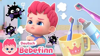 Nein, nicht Zähneputzen! | EP139 | Sing mit Bebefinn | Bebefinn Deutsch - Kinderlieder
