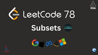 LeetCode 78 Subsets Backtracking Approach Java Solution Dry Run SDE Interview Sheet