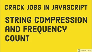 String compression or Frequency Count