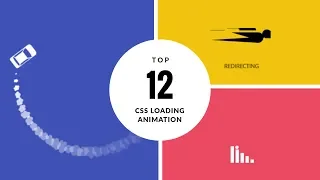 12 Cool CSS Loading Animation You must see Html Css Javascript Effects Animations
