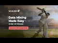 Data Mining on T20 Cricket Data Exclusive Data Mining Project for Beginners A-Z