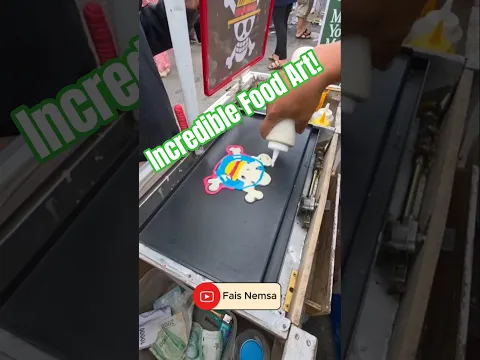 Chef Jalanan Ini Sulap Makanan Jadi Logo One Piece❗️#shorts #onepiece