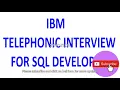 Telephonic Interview Developer