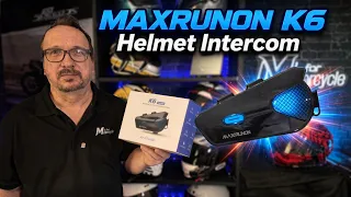 MAXRUNON - K6 - A Quality Helmet Intercom You Can Afford! #motorcycleaccessories #motorcycle