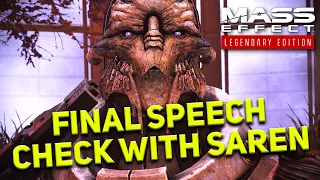 How to Pass the Final Speech Check with Saren in Mass Effect