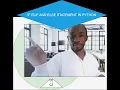 IF ELIF and ELSE Ststement in python LESSON 16