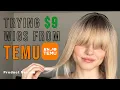 Trying 9 Wigs From TEMU Product Review