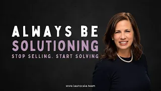 Always Be Solutioning: Why Discovery Is for Learning, Not Demoing | Julie Mall, CRO at Zoovu