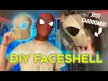 HOW TO make your own Spider-Man Faceshell DIY CHEAP BUILD