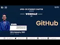 GitHub Workshop by Nishkarsh Raj CSI Hackathon 5 0 Workshop