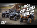 ALL-NEW 2026 Can-Am Outlander ATV Lineup Overview Outlander Max 6x6 Smart-Shox and Electric