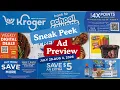 MEGA SALE Kroger SNEAK PEEK Ad for - NEW Buy 5 Sale Weekly Digitals MORE
