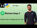 Minimum Swaps 2 HackerRank Arrays Interview