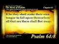 Psalm 64 Bible Book 19 The Book of Psalms - Holy Bible Text