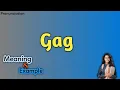 gag meaning