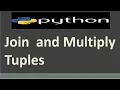 Join and Multiply Tuples in Python Python Tutorial