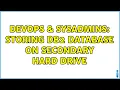 DevOps SysAdmins Storing db2 database on secondary hard drive