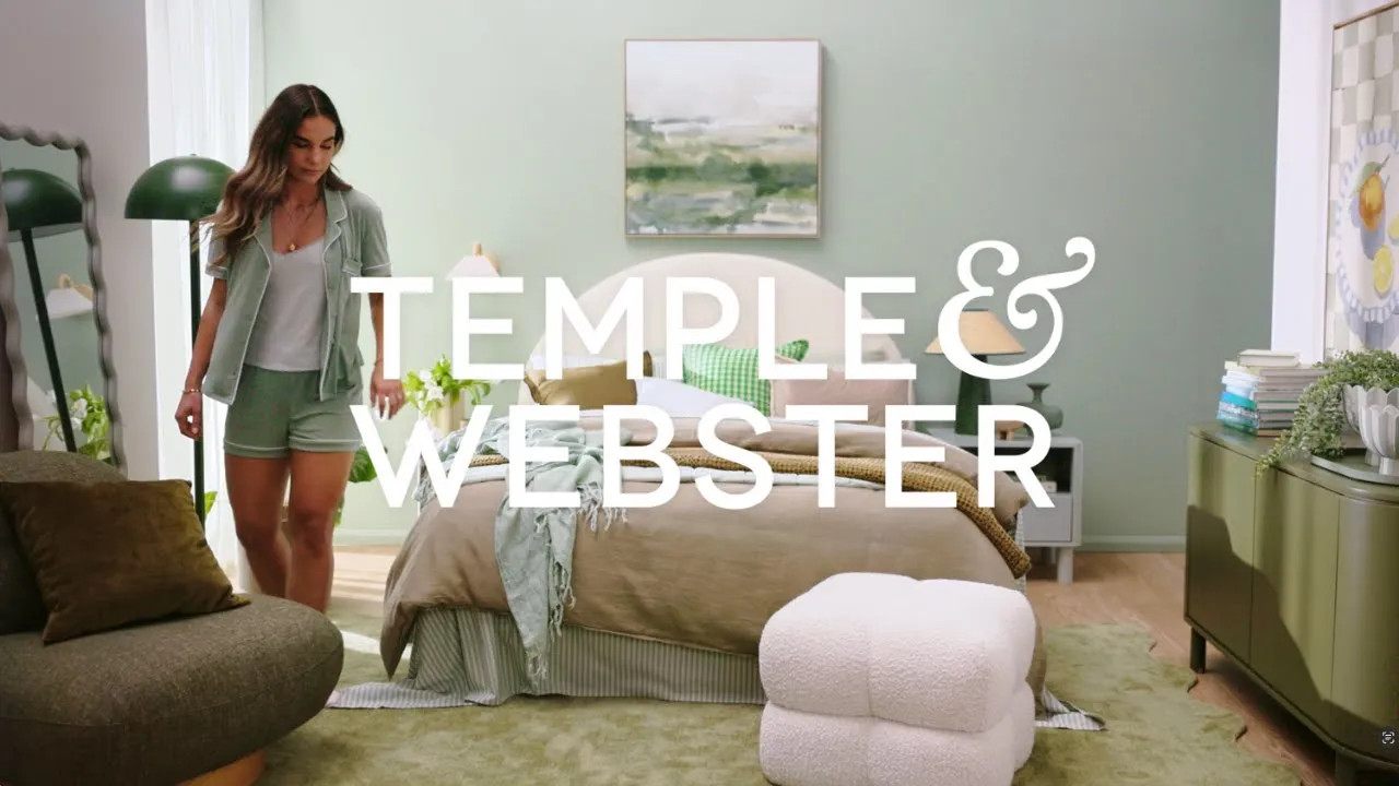 Temple & Webster — Temple & Webster — Black Friday Sale Up To 50% Off (YouTube video ad)