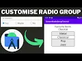 Radio Group Android Studio Tutorial Custom Radio Buttons